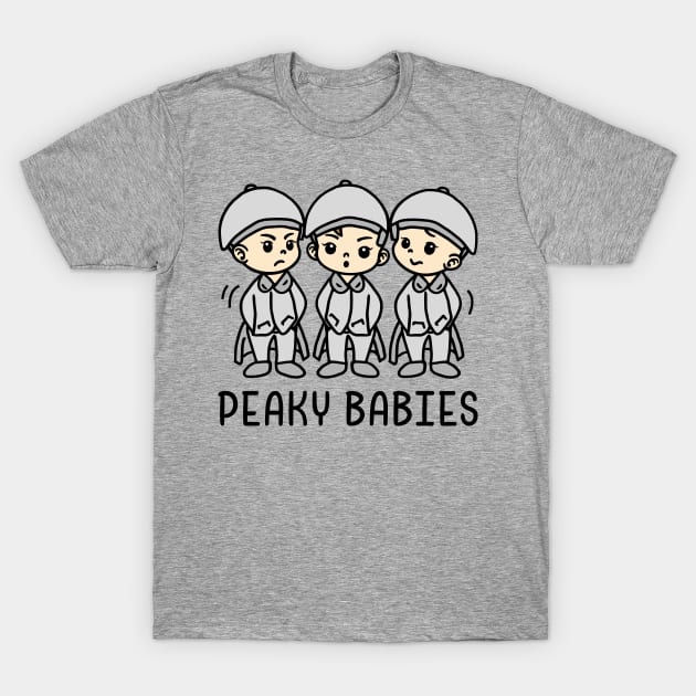 Peaky Babies. T-Shirt by Yolanda84